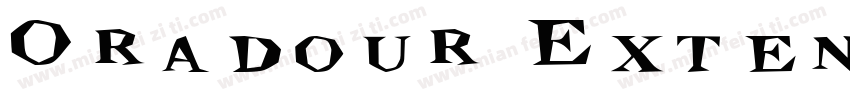 Oradour Extended TES字体转换